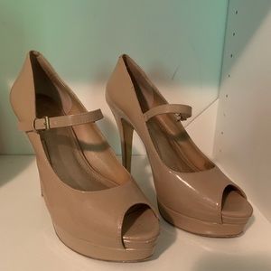 BCBG nude heels
